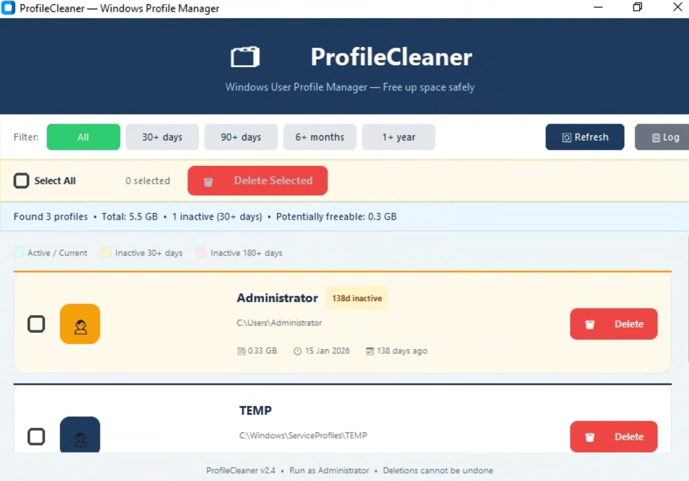 ProfileCleaner